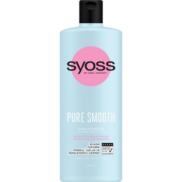 syoss pure smooth szampon micelarny do włosów normalnych i grubych