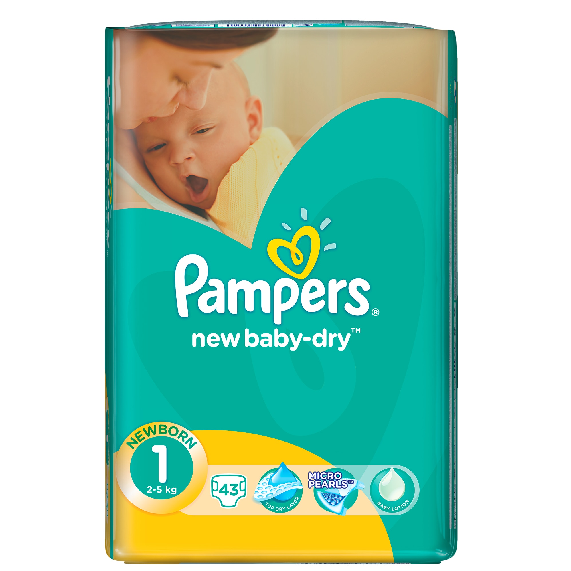 pieluchy pampers new baby 1 newborn 43szt