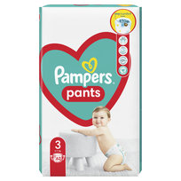 pampers pieluchomajtki pants 3 midi 120 szt