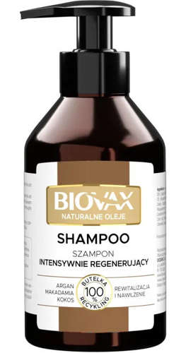 biovax szampon intensywnie regenerujący argan makadamia kokos