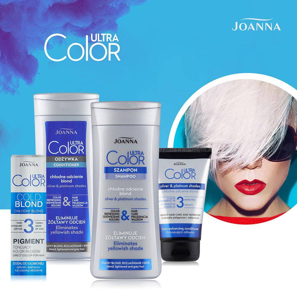 szampon joanna ultra color system do włosów blond cena