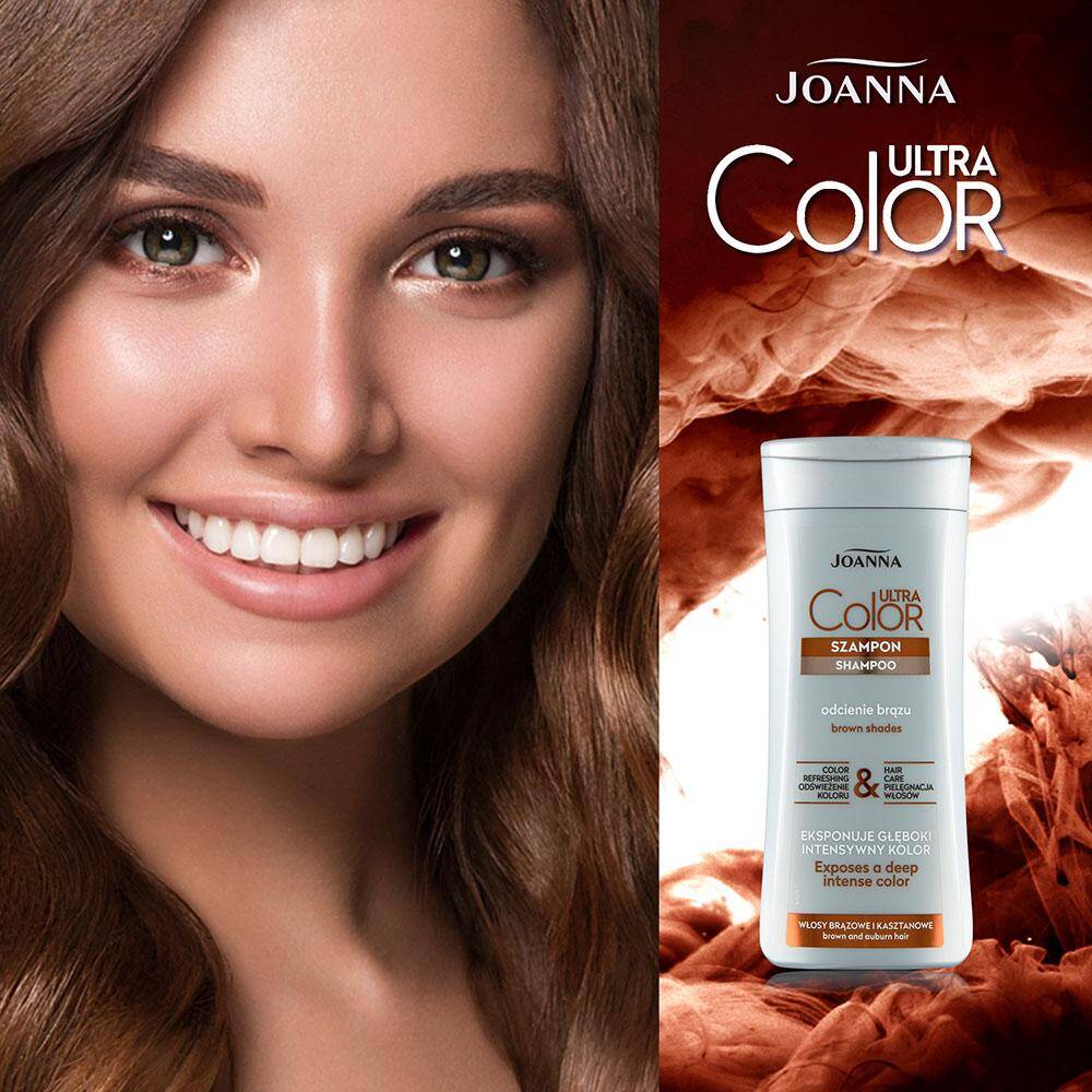 joanna ultra color system szampon włosy brązowe i kasztanowe