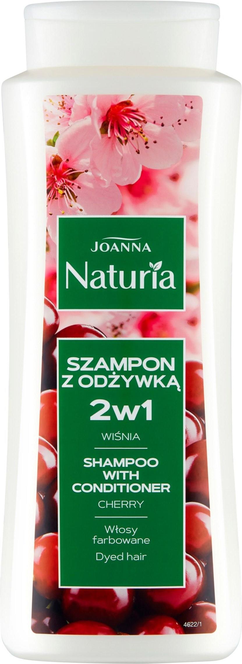 joanna szampon włosy farbowane wiśnia