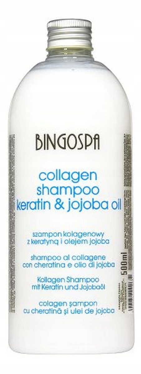 bingo spa szampon do włosów zielona herbata keratyna proteiny jedwabiu