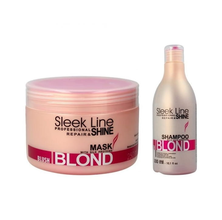 sleek line szampon blond rozowy