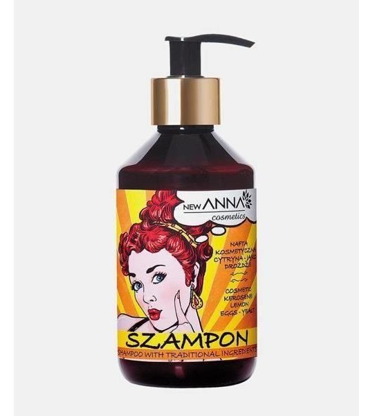 anna kerosene szampon do włosów kosmetyczną drożdżami jajkiem cytry