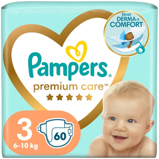 pampers premium care 3 60 sztuk cena