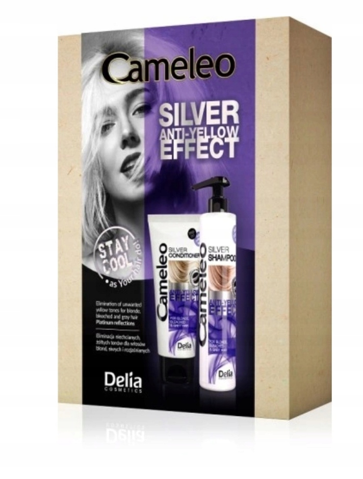 delia cameleo silver odżywka do włosów blond