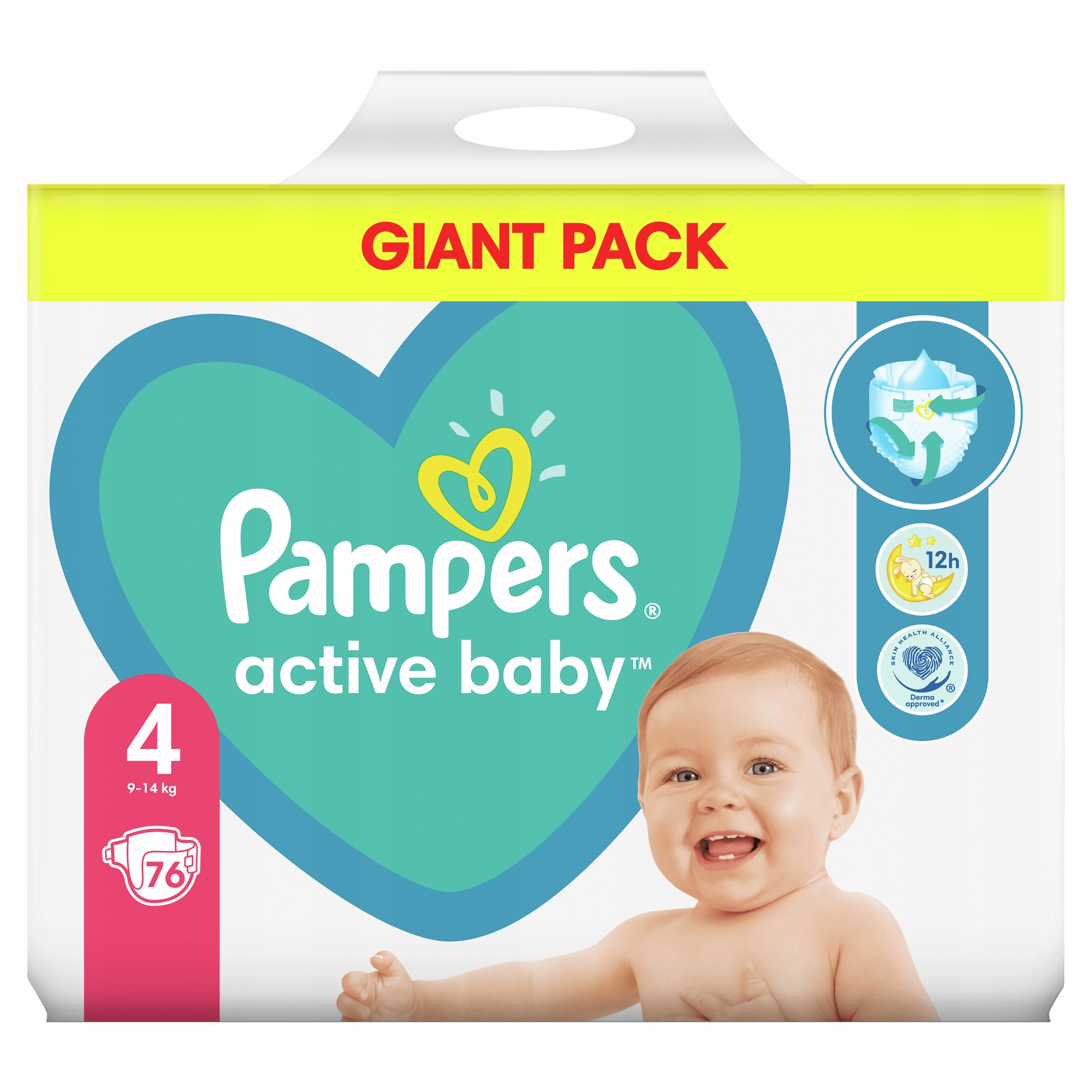 pieluszki pampers 76 szt