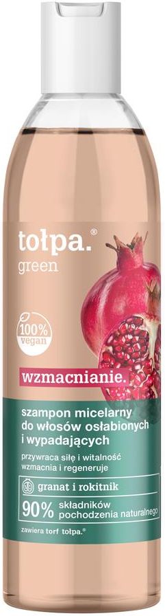 green wzmacnianie szampon micelarny do włosów osłabionych i wypadających