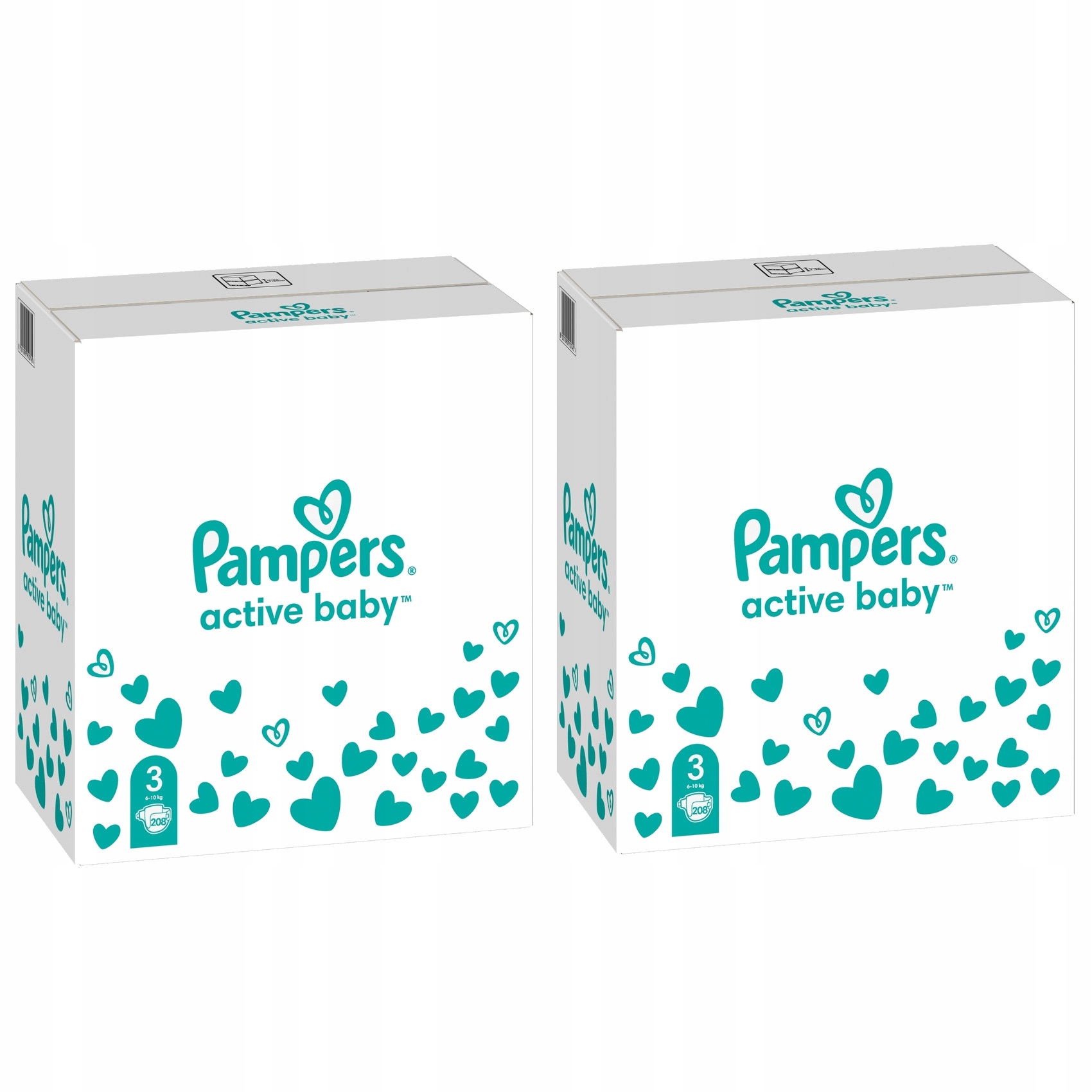 pieluchy pampers active baby 2x