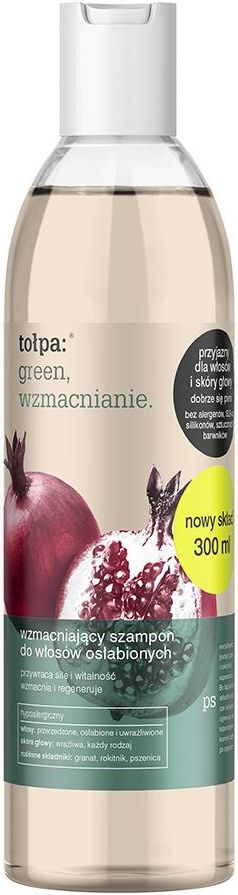 green wzmacnianie szampon micelarny do włosów osłabionych i wypadających