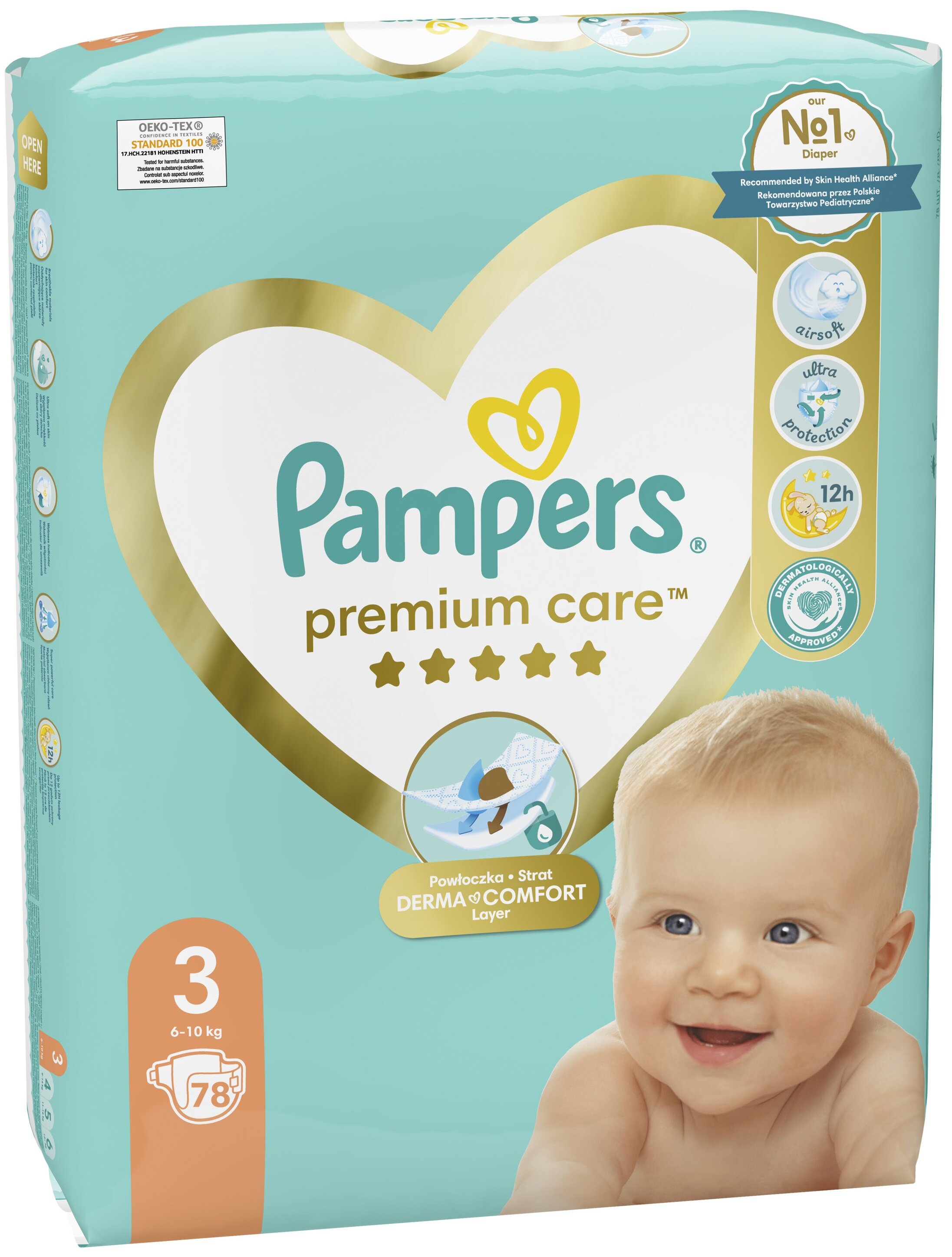 pampers care 3 cena