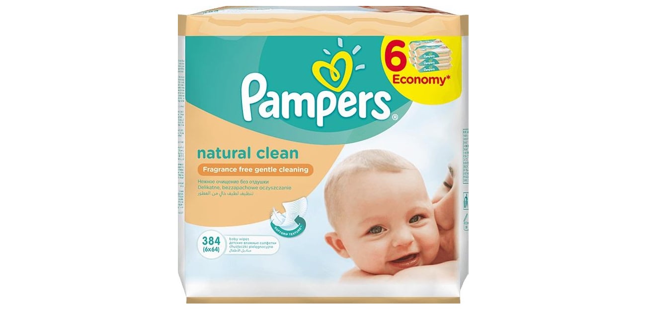 pampers chusteczki 384 sztk