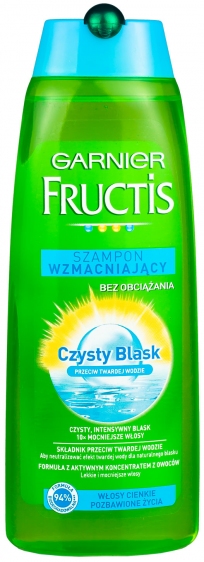 garnier fructis czysty blask szampon wzmacniający