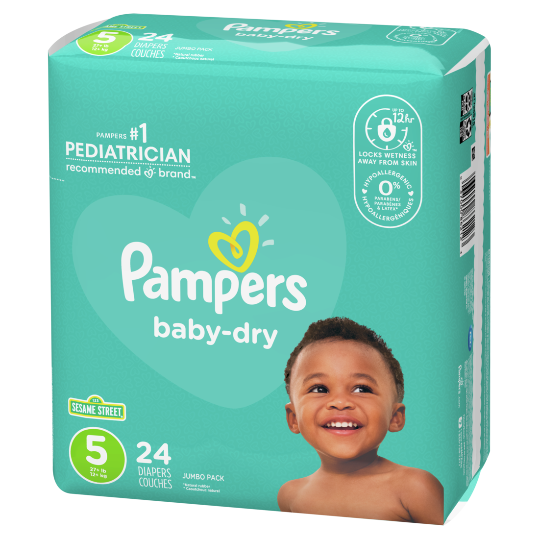 pampers size transparent
