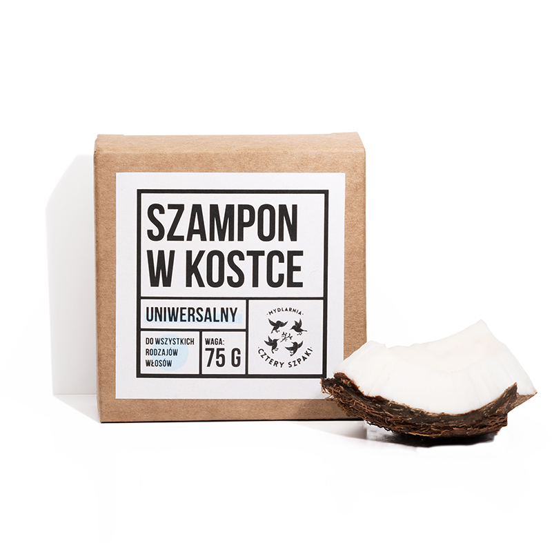 szampon w kostce w metalu