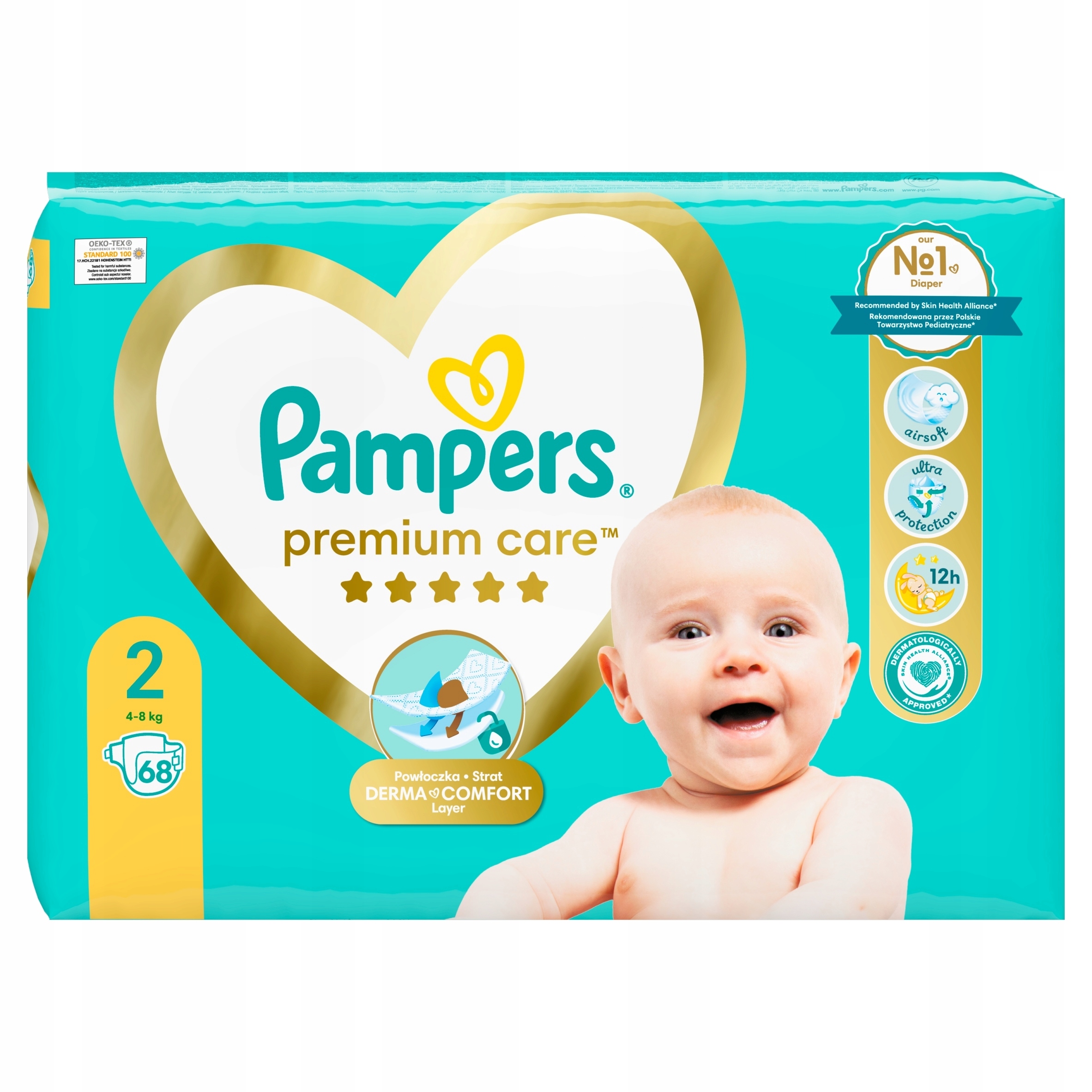 pampers premium care 2 waga dziecka