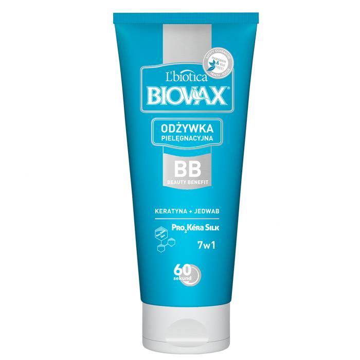 lbiotica biovax bb beauty benefit odżywka do włosów ciemnych