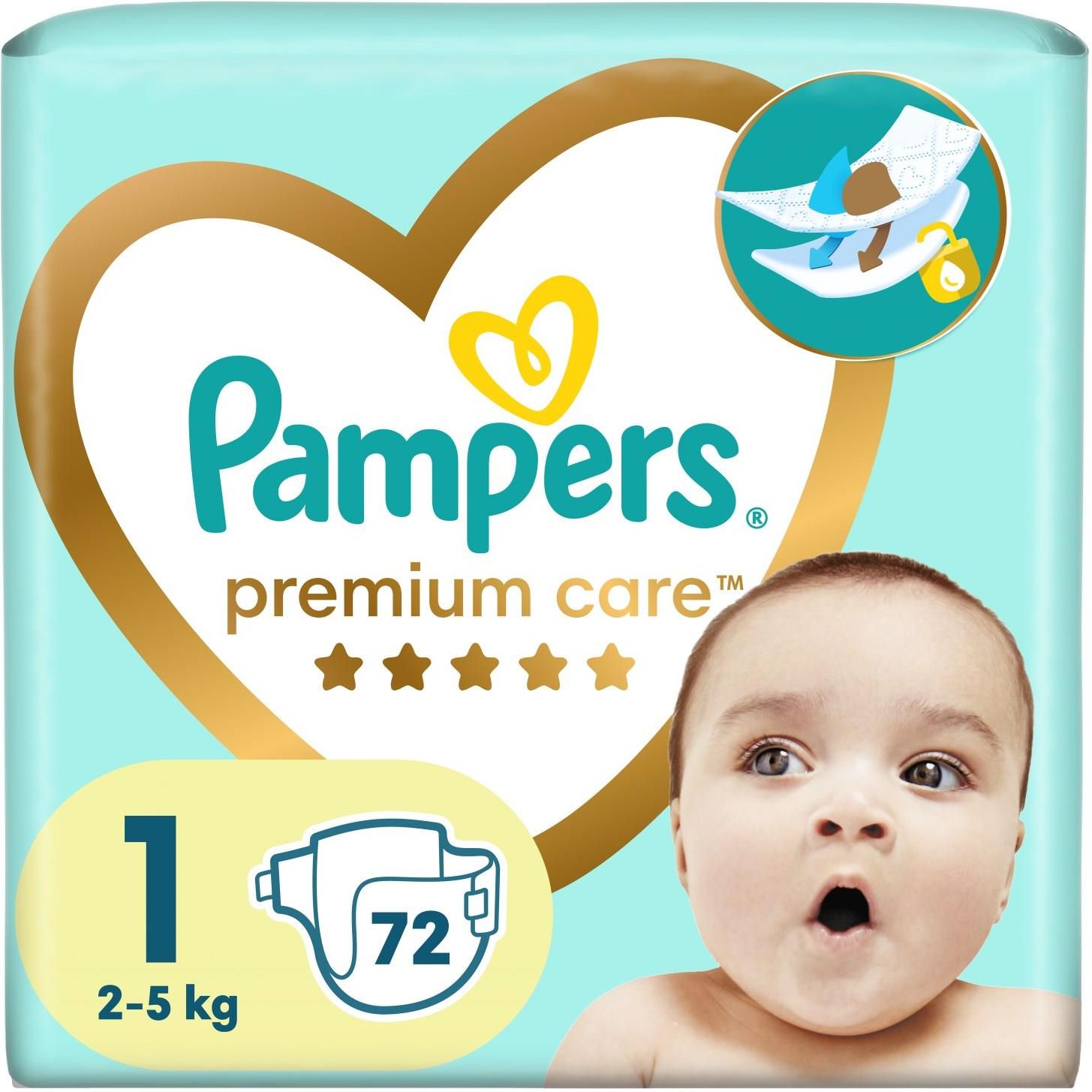 pampers premium care białe 0 newborn