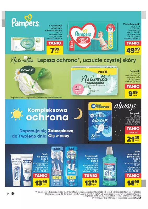 carrefour promocje pampers