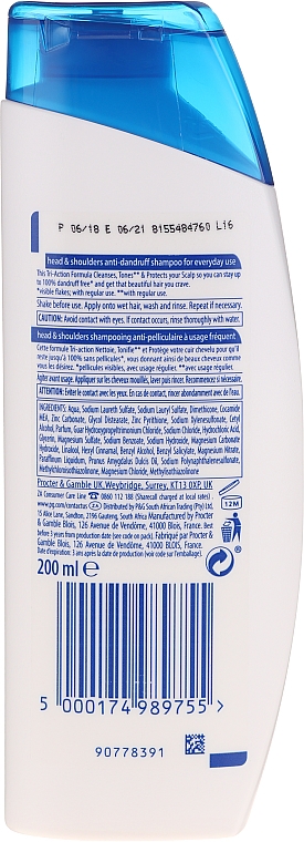 head & shoulders szampon skład