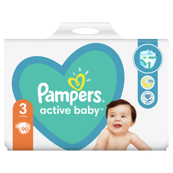 pampers 3 active baby dry allegro
