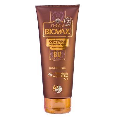 lbiotica biovax bb beauty benefit odżywka do włosów ciemnych