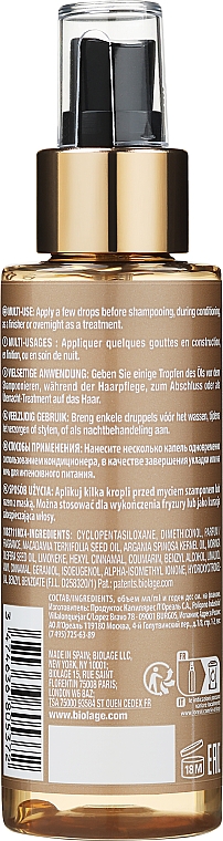 biolage exquisite oil olejek moringa do wszystkich rodzajów włosów