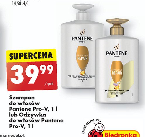 odżywka do włosów pantene 200 ml biedronka