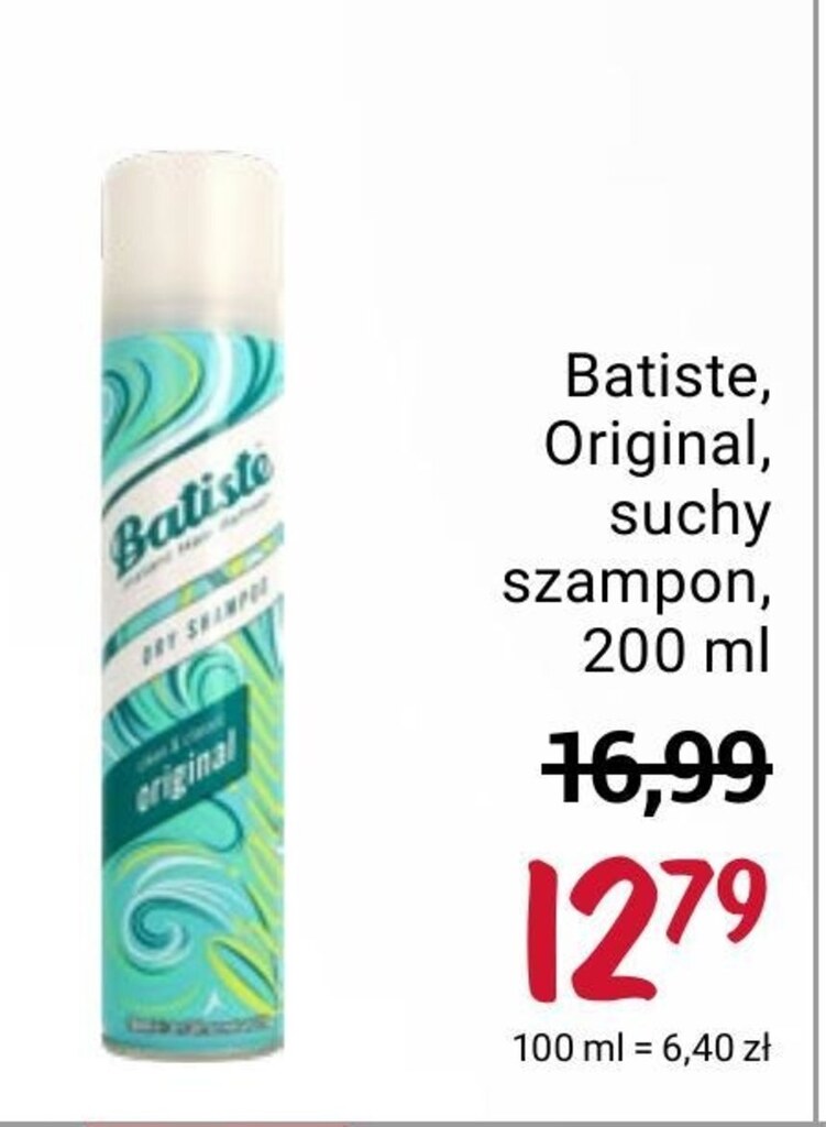suchy szampon batiste 50ml rossmann