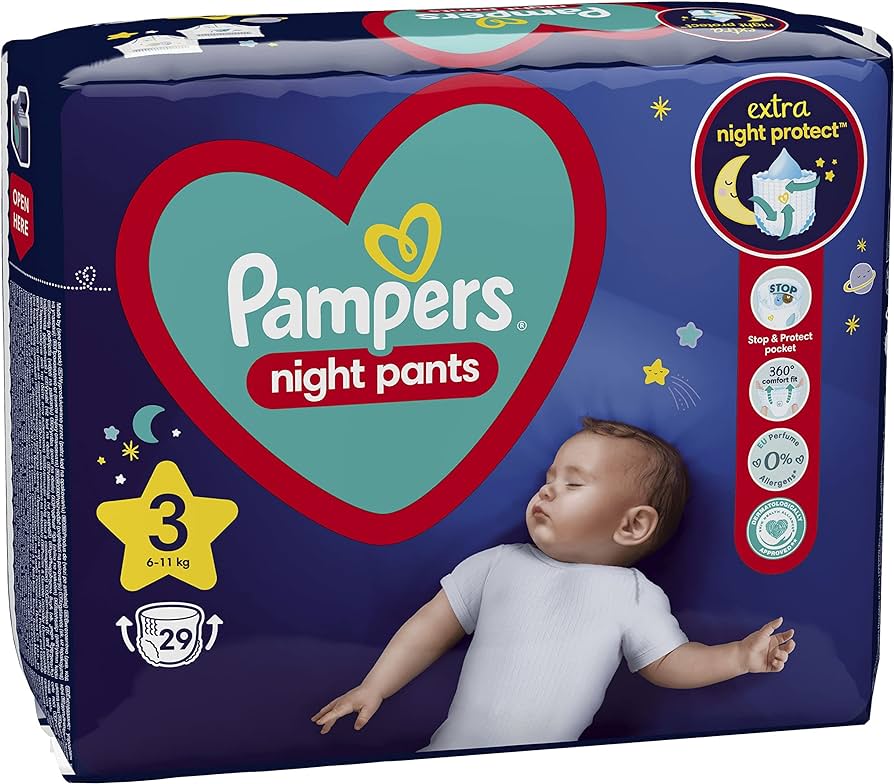 do kiedy pampers na noc