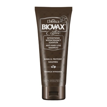 intensywnie wzmacniający szampon biovax glamour coffee 200ml