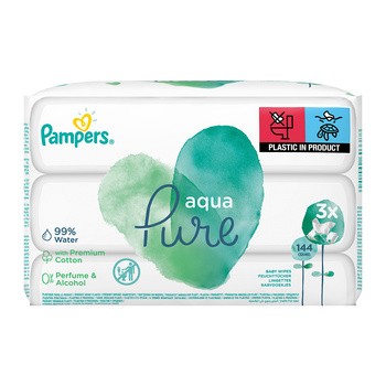 chusteczki nawilżane pampers aqua pure