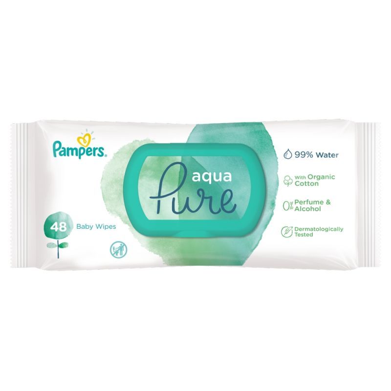 chusteczki nawilżane pampers aqua pure