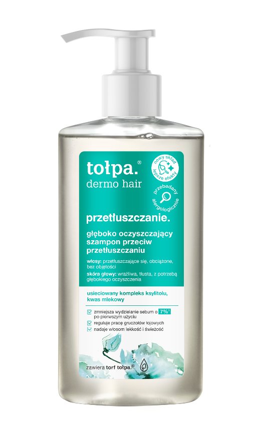 dermo hair głęboko oczyszczający szampon przeciw przetłuszczaniu 250 ml rosmann