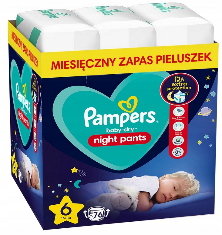 do kiedy pampers na noc