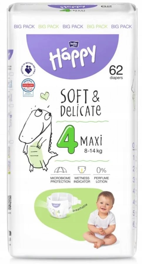 bella happy maxi big pack pieluchy