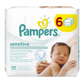 chusteczki dla dzieci pampers sensitive 56