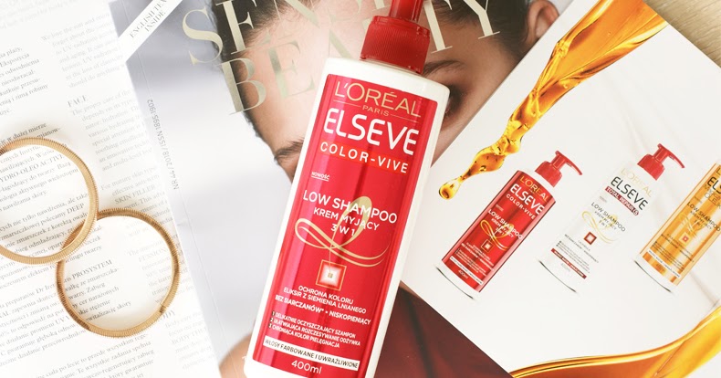 elseve loreal szampon 3w1 włosy farbowane