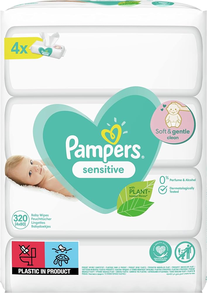 chusteczki dla dzieci pampers sensitive 56