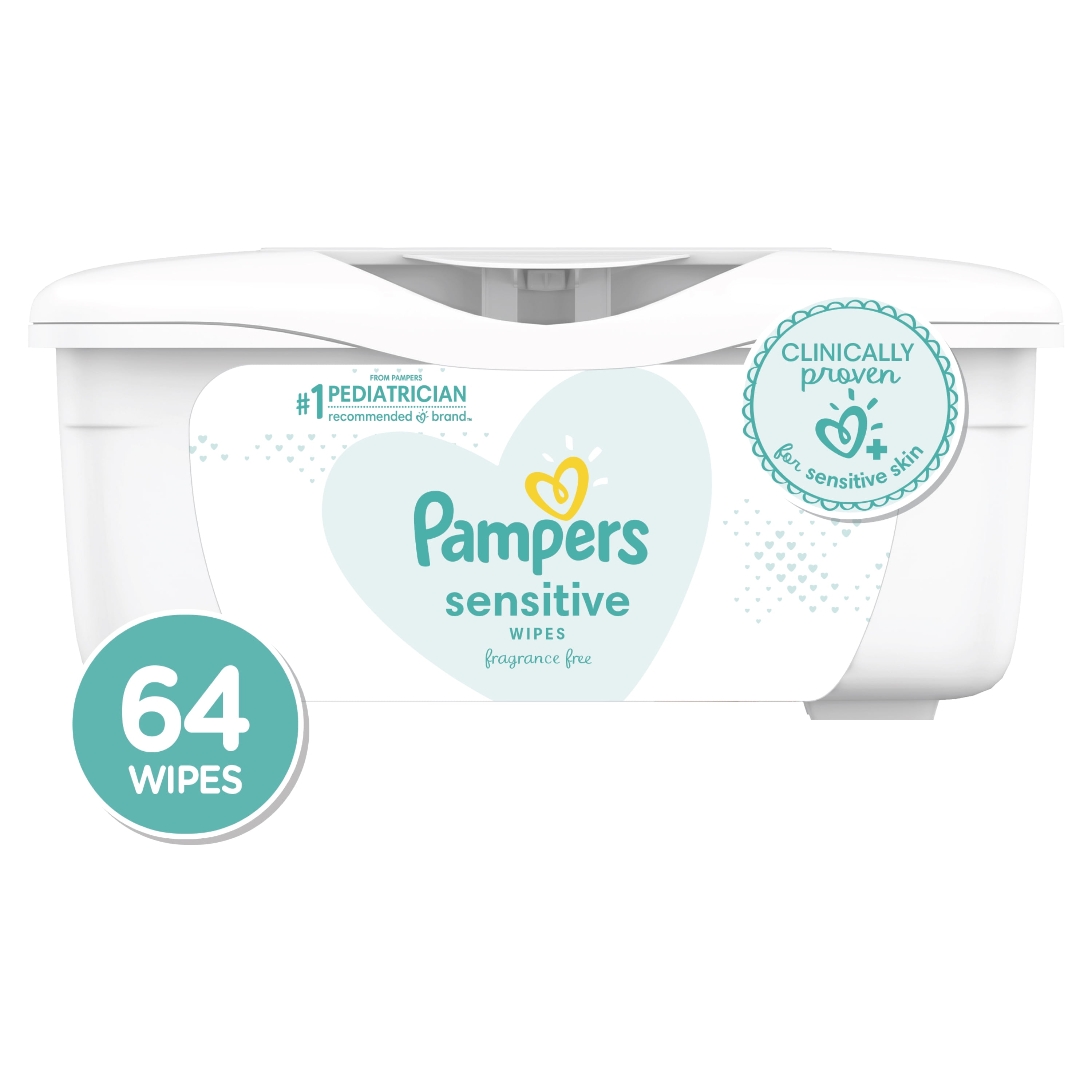 pampers plastic wet wipe box