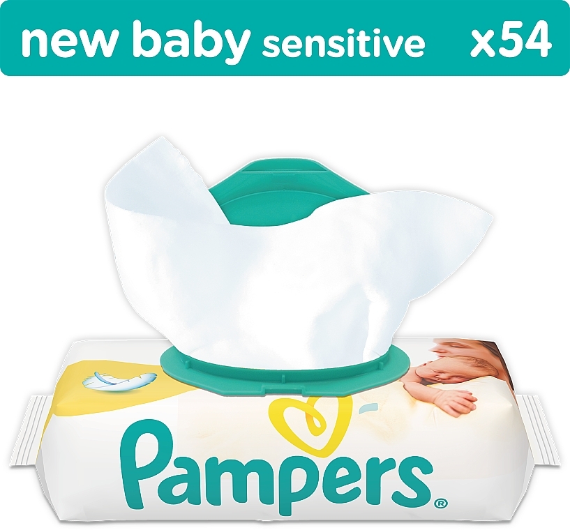 pampers chusteczki sensitive 54