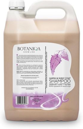 szampon botaniqa show line harsh & shiny coat shampoo skład