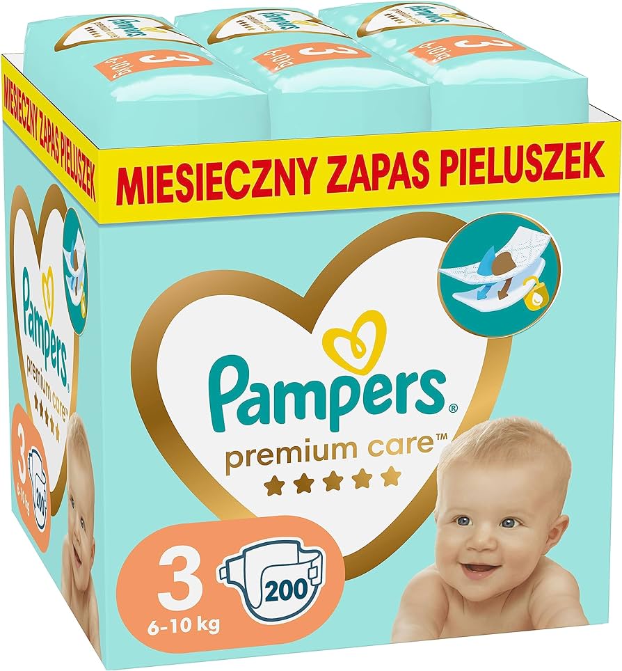 pampers 3 ile sztuk w opakowaniu