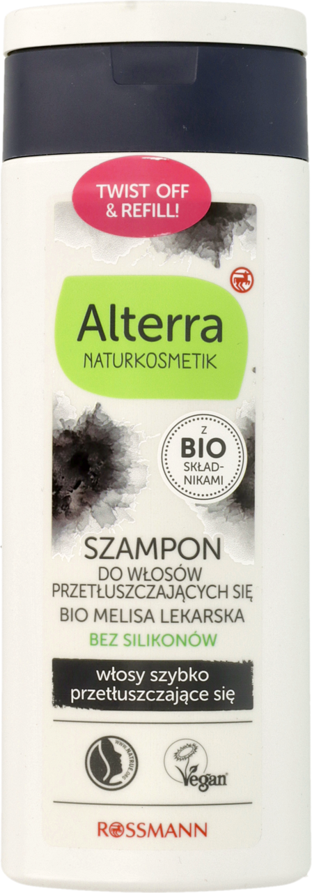 alterra szampon oczyszczający węgiel aktywny i melisa bio oceny