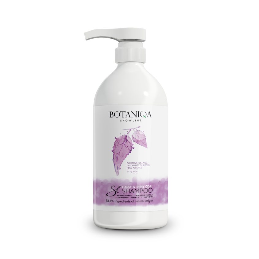 szampon botaniqa show line harsh & shiny coat shampoo skład