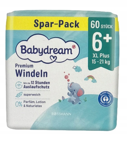 nowe pieluchy babydream sanf