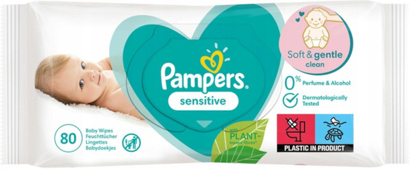 chusteczek pampers sensitive cena