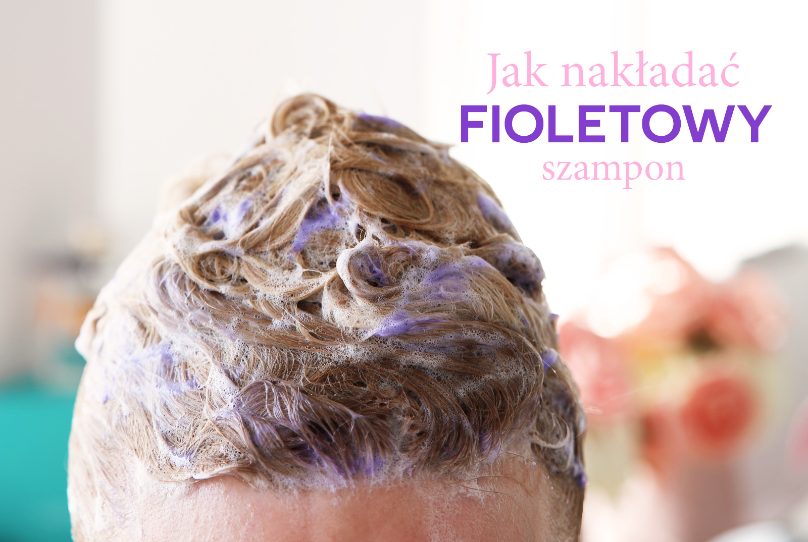 fioletowy szampon na suche wlosy